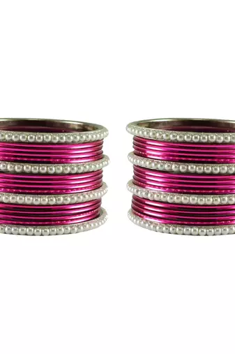 Dark Purple  Color Brass Bangle