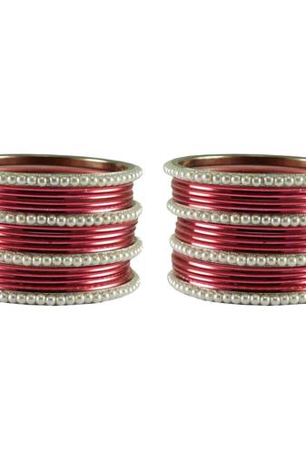 Red Color Brass Bangle