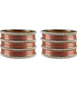 Peach Color Brass Bangle