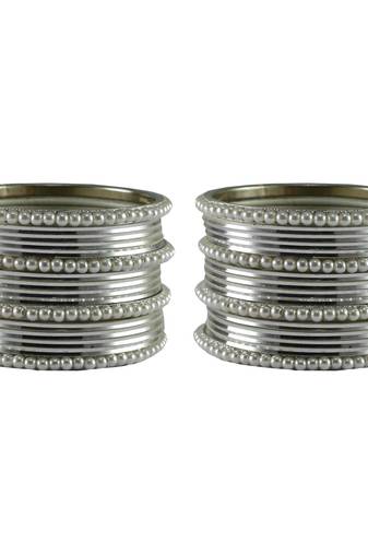 Silver  Color Brass Bangle