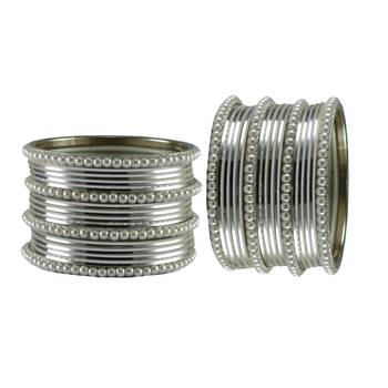 Silver  Color Brass Bangle 2