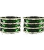 Green  Color Brass Bangle