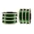 Green  Color Brass Bangle