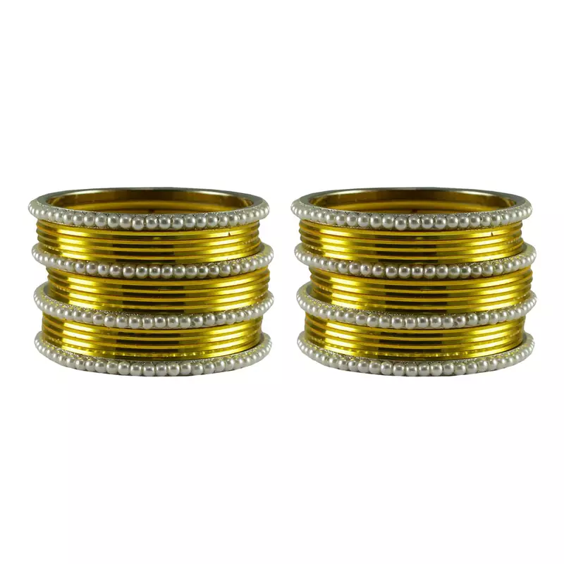 Yellow Color Brass Bangle