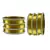 Yellow Color Brass Bangle