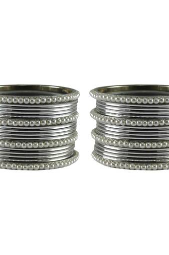 Grey Color Brass Bangle
