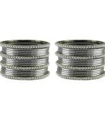 Grey Color Brass Bangle