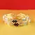 Gold Moti Stone Cz Polki Kundun Meenakari Pearl Bangle Kara Size