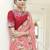 Peach Dori and Thread embroidered georgette Wedding & Party saree