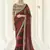 Red Thread embroidered with gota Patti organza Wedding & Party saree