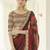 Red Thread embroidered with gota Patti organza Wedding & Party saree