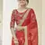 Red Zari embroidered organza Wedding and Party saree