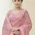 Meghalaya Baby Pink Georgette Zari And Sequin Work Party Wear Saree