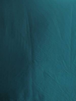 Aqua blue plain faux silk blend saree with blouse 2