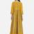 Kiana Women's Printed Mustard Cotton A-Line  Casual Dress