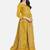 Kiana Women's Printed Mustard Cotton A-Line  Casual Dress