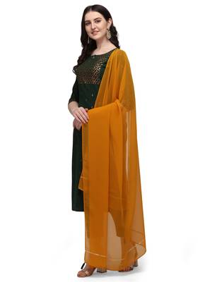Green printed crepe kurtas-and-kurtis 3
