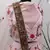 Baby pink thread with sequins embroidered silk semi stitched wedding lehenga