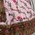 Baby pink thread with sequins embroidered silk semi stitched wedding lehenga