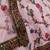 Baby pink thread with sequins embroidered silk semi stitched wedding lehenga