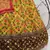 Mustard-yellow & Pink thread with sequins embroidered art silk semi stitched party wear lehenga