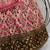Pink thread with sequins embroidered art silk semi stitched wedding lehenga for bridal