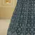 Delightful Rama Blue Mirror work with Dori Embroidered net Bridal Lehenga