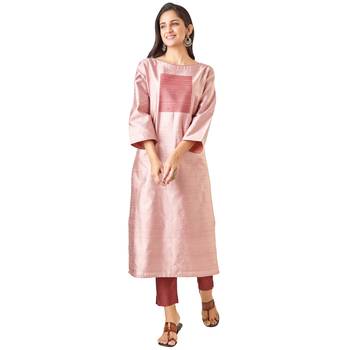 Kyyarii handwoven Uchan work pure silk Kurti 2