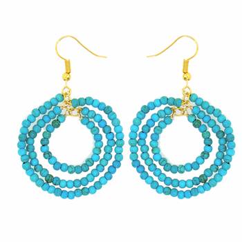 Blue earrings 2