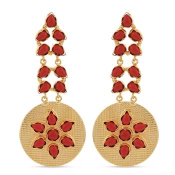 Red earrings 2