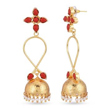 Red earrings 2