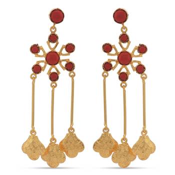 Red earrings 2