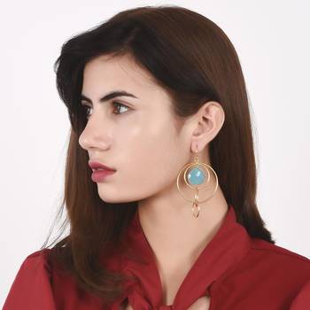 Blue earrings 2