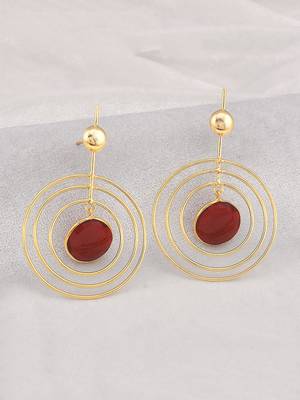 Red earrings 1