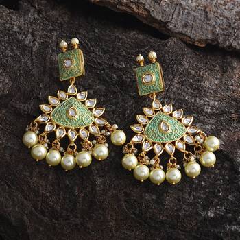 White earrings 1