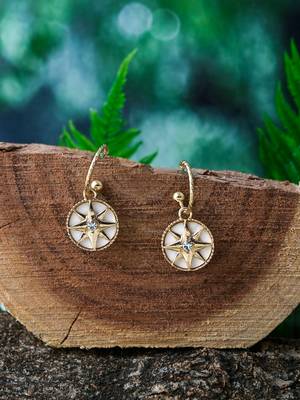 White earrings 1