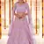Pink gota, zarkan and thread embroidered organza semi stitched wedding lehenga