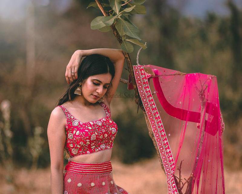 Rani pink  Colour Dulhan Lehenga Choli, Wedding Lehenga Choli