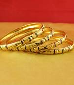 gold moti stone cz polki kundun meenakari pearl bangle kara size-2.6