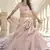 Eunry Pink Dori, Thread and Sequins Embroidered with stone work crepe semi stitched lehenga