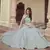 Mischka Grey Dori, Thread and Sequins Embroidered with stone work crepe semi stitched lehenga