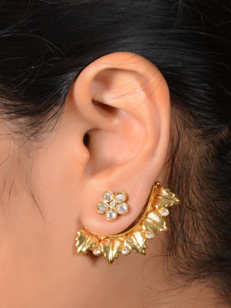 Starlight Beauty Ear Cuff Cum Earrings
