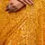 HONEY YELLOW THREAD AND MULTIPLE SEQUINS EMBROIDERED GEORGETTE DESIGNER SAREE