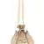 Anekaant Lotus Pastel Pink & Gold Velvet  Floral Embellished potlibags