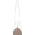 Anekaant Dangle Tan & Off White Velvet Pearl Embellished Clutch