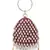 Anekaant Dangle Maroon & Off White Velvet Pearl Embellished Clutch