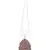 Anekaant Dangle Maroon & Off White Velvet Pearl Embellished Clutch