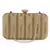 Anekaant Adorn Gold Faux Silk Striped & Embellished Clutch