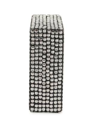 Anekaant Mosaic Silver & White Metal Floral Mosaic Clutch 5