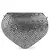 Anekaant Mosaic Silver, Black & Yellow Metal Floral Mosaic Clutch
